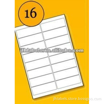 A4 laser label ,16 Labels per sheet,L7162--99.1mm x 34mm